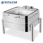 Chafing Dish Factory - OEM Square Stainless Steel Catering Equipment