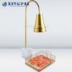 Commercial Heat Lamp Supplier - OEM Stainless Steel Hammered Food Warmer
