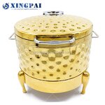 Electric Soup Warmer Manufacturer - OEM 11L Silver Stainless Steel Stove