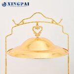 Gold Chafing Dish Factory - OEM 4L/6L/8L Stainless Steel Buffet Set