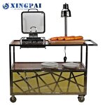 Banquet Food Cart Supplier - OEM Stainless Steel Buffet Serving Trolley