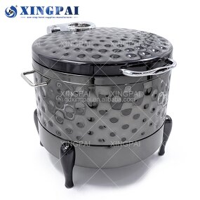Rose Soup Station Supplier - OEM Round Induction Stainless Steel Set