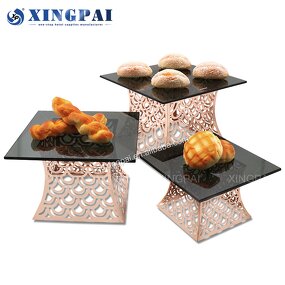 Afternoon Tea Stand Manufacturer - OEM Wedding Decorative Glass Plate Set