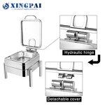 Chafing Dish Supplier - OEM 304 Stainless Steel Hydraulic Buffet Set