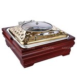 Luxury Chafing Dish Factory - OEM Gold Stainless Steel Buffet Set
