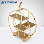 Black Dessert Rack Factory - OEM Custom Stainless Steel Decoration Rack