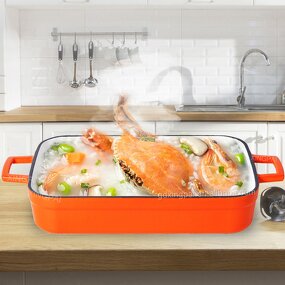 Fish Roaster Factory - OEM Thickened Cast Iron Heat Retention Cookware