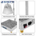 Double Head Heat Lamp Factory - OEM Infrared Heating with Marble Panel