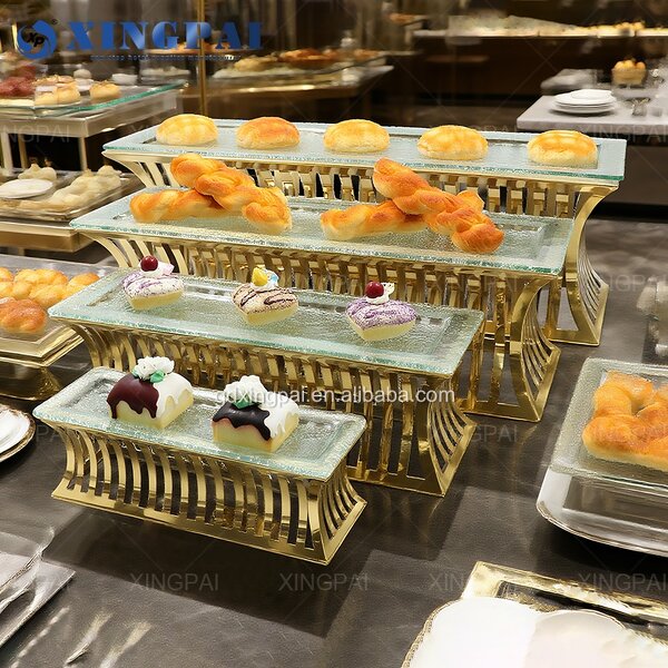 Arabic Dessert Stand Manufacturer - OEM Unique Food Display Catering Stand