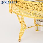 Gold Chafing Dish Factory - OEM 4L/6L/8L Stainless Steel Buffet Set
