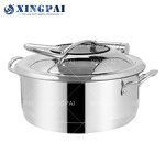 Electric Chafing Dish Manufacturer - OEM Elegant Silver Stainless Steel Buffet