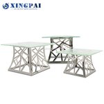 Luxury Cake Stand Factory - OEM Stainless Steel Wedding Buffet Set