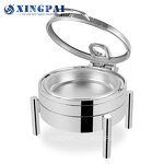Round Chafing Dish Manufacturer - OEM 304 Stainless Steel Food Warmer