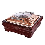 Electric Chafing Dish Factory - OEM 6L Food Warmer for Buffet Banquet