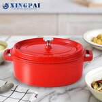 Cast Iron Pot Manufacturer - OEM Enamel Stewed Cooking Dutch Oven