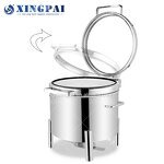 Hydraulic Soup Warmer Factory - OEM 11L Buffet Soup Kettle with Glass Dish