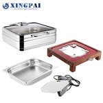 Wood Base Chafing Dish Supplier - OEM New Design Stainless Steel Food Warmer