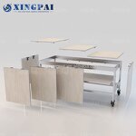 White Buffet Table Supplier - OEM Multi-functional Banquet Serving Table