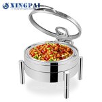 Round Chafing Dish Manufacturer - OEM 304 Stainless Steel Food Warmer