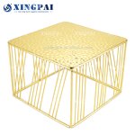 3 Tier Dessert Stand Manufacturer - OEM Royal Gold Hammered Wedding Display
