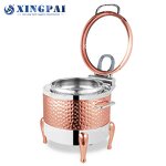 Electric Soup Kettle Supplier - OEM Gold 11L Stainless Steel Warmer