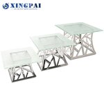 Luxury Cake Stand Factory - OEM Stainless Steel Wedding Buffet Set