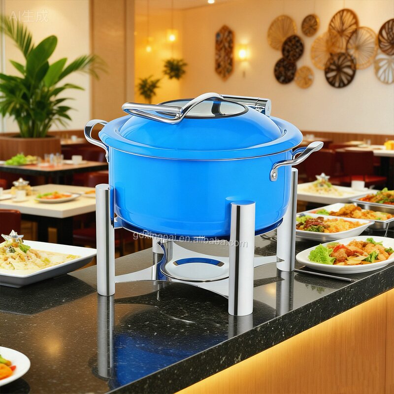 Round Chafing Dish Manufacturer - OEM Catering Equipment for Buffet