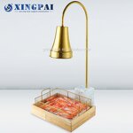 Commercial Heat Lamp Supplier - OEM Stainless Steel Hammered Food Warmer