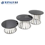 Spiral Display Stand Factory - OEM Royal Gold Stainless Steel Catering