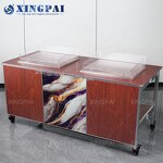 Luxury Buffet Table Supplier - OEM High Quality Sapele Wood Table