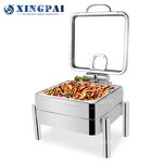 Chafing Dish Factory - OEM Square Stainless Steel Catering Equipment