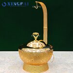 Hanging Lid Chafing Dish Manufacturer - OEM Gold Stainless Steel Food Display