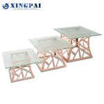 Black Glass Stand Supplier - OEM Buffet Cake Dessert Display Riser
