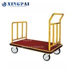Golden Serving Cart Factory - OEM Metal Glass Tea Wine Trolley