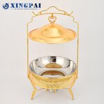 Gold Chafing Dish Factory - OEM 4L/6L/8L Stainless Steel Buffet Set