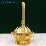 Pumpkin Lid Chafing Dish Manufacturer - OEM 8L Detachable Gold Buffet Set