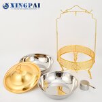 Gold Chafing Dish Factory - OEM 4L/6L/8L Stainless Steel Buffet Set