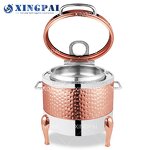 Electric Soup Kettle Supplier - OEM Gold 11L Stainless Steel Warmer
