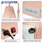 150W Heat Lamp Manufacturer - OEM Golden Luxury Stainless Steel Warmer