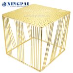 3 Tier Dessert Stand Manufacturer - OEM Royal Gold Hammered Wedding Display