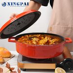 Enamel Cookware Supplier - OEM Cast Iron Soup Stock Pots Set