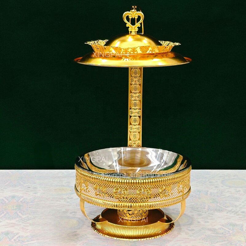 Fancy Chafing Dish Manufacturer - OEM 8L Modern Catering Soup Warmer Set