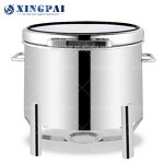 Hydraulic Soup Warmer Factory - OEM 11L Buffet Soup Kettle with Glass Dish