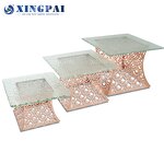Afternoon Tea Stand Manufacturer - OEM Wedding Decorative Glass Plate Set