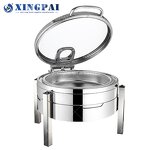 Stainless Steel Chafing Dish Supplier - OEM Buffet Equipment with Glass Lid