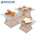 Afternoon Tea Stand Manufacturer - OEM Wedding Decorative Glass Plate Set