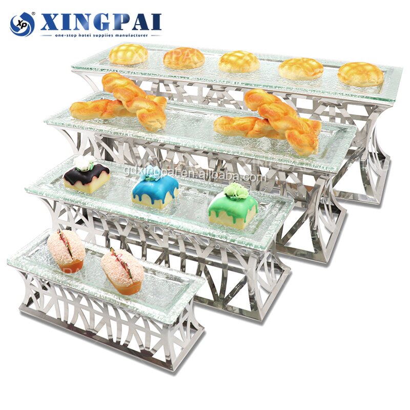 Modern Cake Stand Factory - OEM Stainless Steel Wedding Cake Display