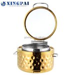 Electric Soup Warmer Supplier - OEM Elegant Silver Buffet Catering Set