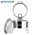 Stainless Steel Chafing Dish Supplier - OEM Buffet Equipment with Glass Lid