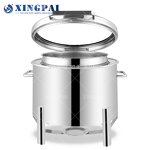 Hydraulic Soup Warmer Factory - OEM 11L Buffet Soup Kettle with Glass Dish